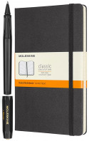 Moleskine X Kaweco Rollerball Pen and Notebook Set - Black